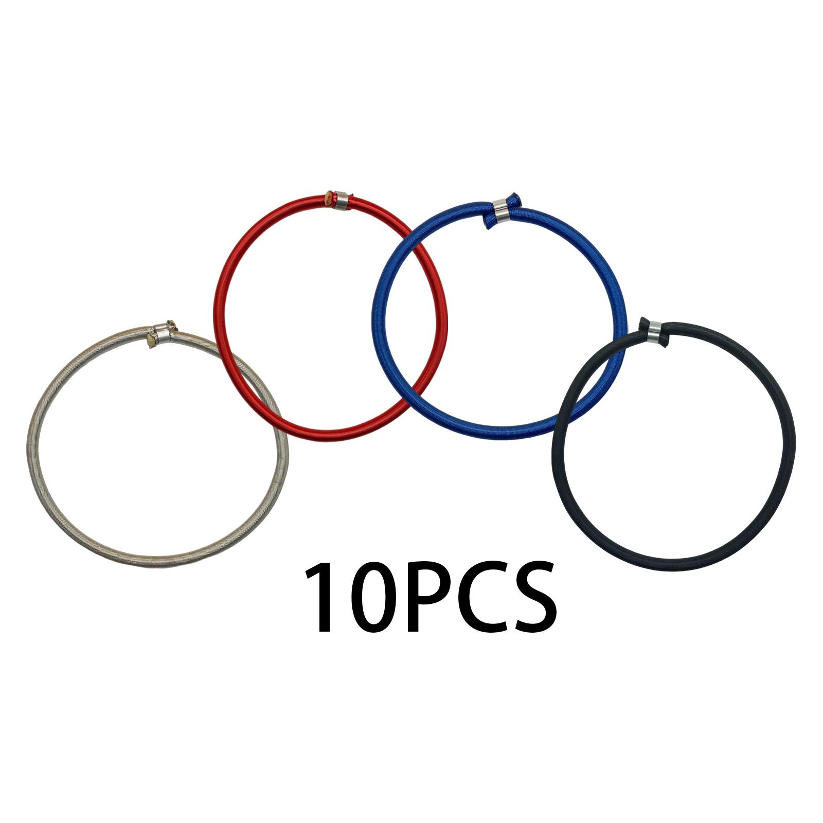 Description Picture 2 of item10Pcs Trampoline Elastic Rope 8mm Elastic Ties Bungee Cord Stretch Cord for Indoor Trampoline Tarp Fitness Trampoline Tent