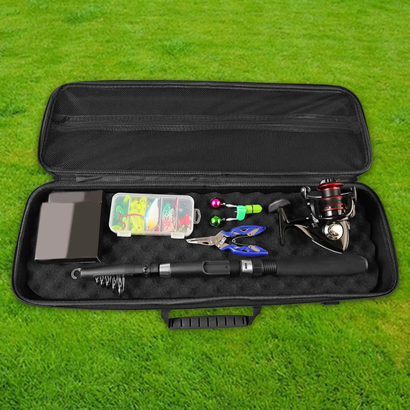 Fishing Rod Reel Bag, Travel Case, Wear Resistance Protection, Fishing Rod