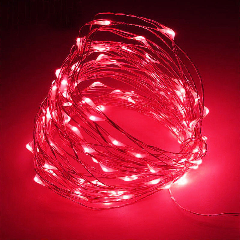 String Lights 1-20M Waterproof Wire Garland Fairy Lights Birthday Wedding Valentine Christmas Decor Holiday Outdoor Garden Party