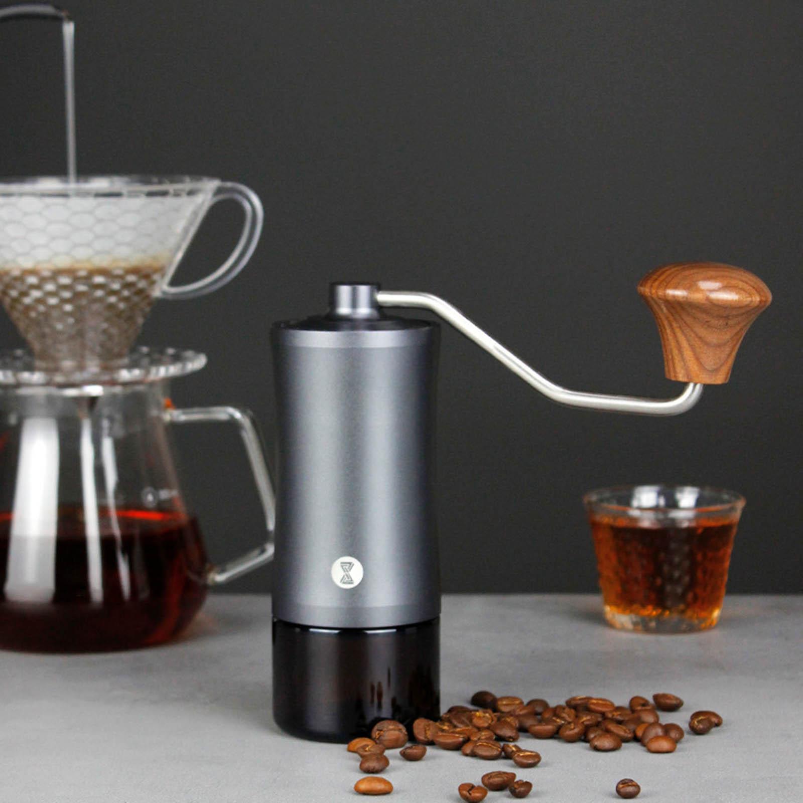 Manual Coffee Grinder Adjustable Finely Setting Espresso Hand Mill Tool Coffee Beans Grinder for Office Camping Kitchen Gadgets