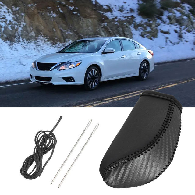 Carbon Fiber Pattern Black Gear Shift Knob Cover Car Decoration Accessories Car Styling for Nissan Altima 2013 2018 AliExpress