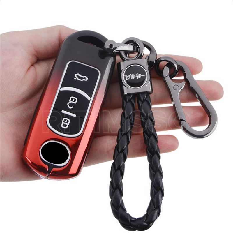 New Alloy Car Remote Key Case Cover Shell For Mazda 2 3 5 6 BL BM GJ Atenza Axela Demio CX-3 CX3 CX-5 CX5 CX7 CX-9 CX8 Keyless - Sf4530fd4023546f1a99ec02530885643z