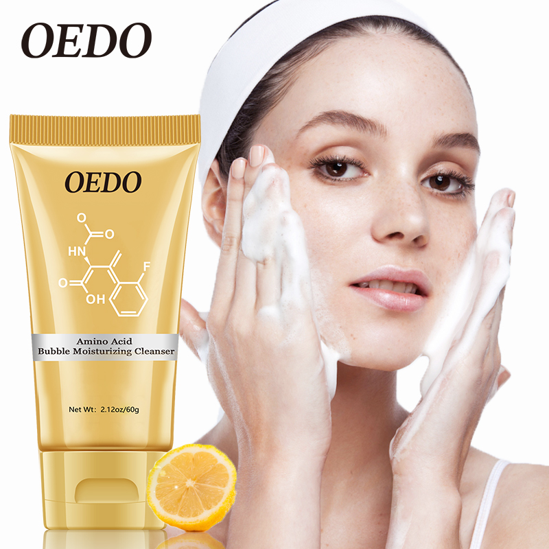 Best of OEDO Cleanser Shrink Pore Control Oil Moisturizing Facial Clean Face Wash Foaming Amino Bubble Skin Care Brightening Skin Tone Reviews & Tips