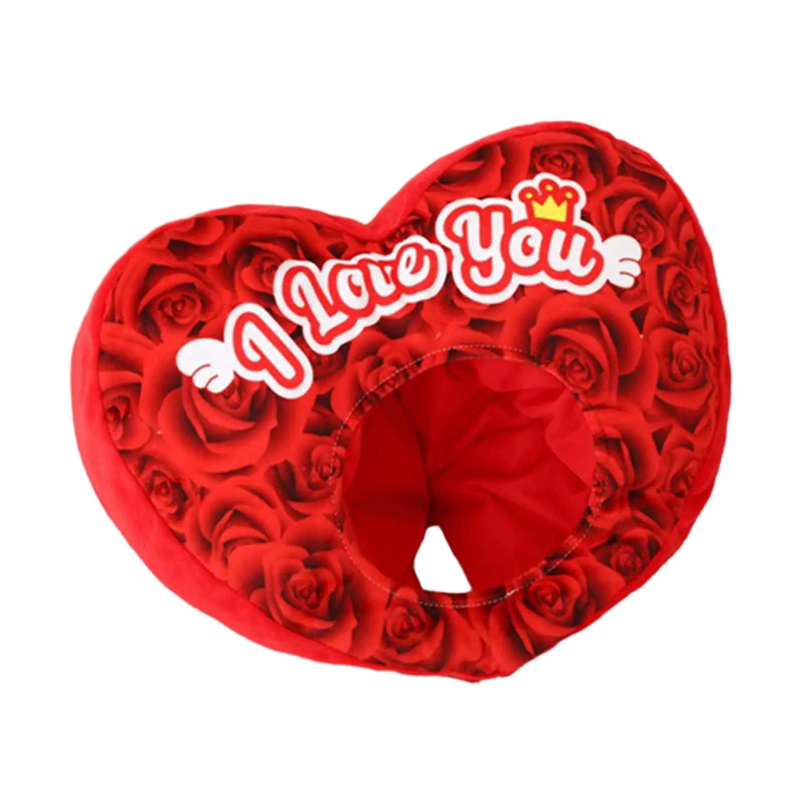 Love Heart Hat Valentines Day Decor Engagement Soft Party Anniversary Headgear Durable Printed Fancy Dress Performance Headwear