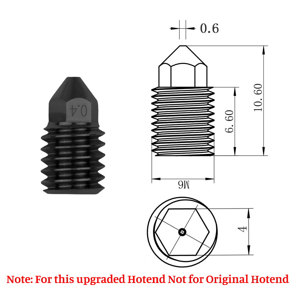 de 500 ° C, Hot End Kit,