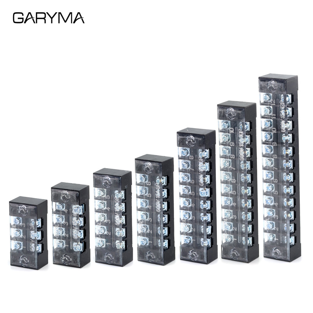 600v 15a Barriere streifen klemmen block zweireihiger Schraub drahtst ecker tb-1. 5 tb1504 tb1505 tb1506 tb1508 tb1510 tb1512 – Detail 1