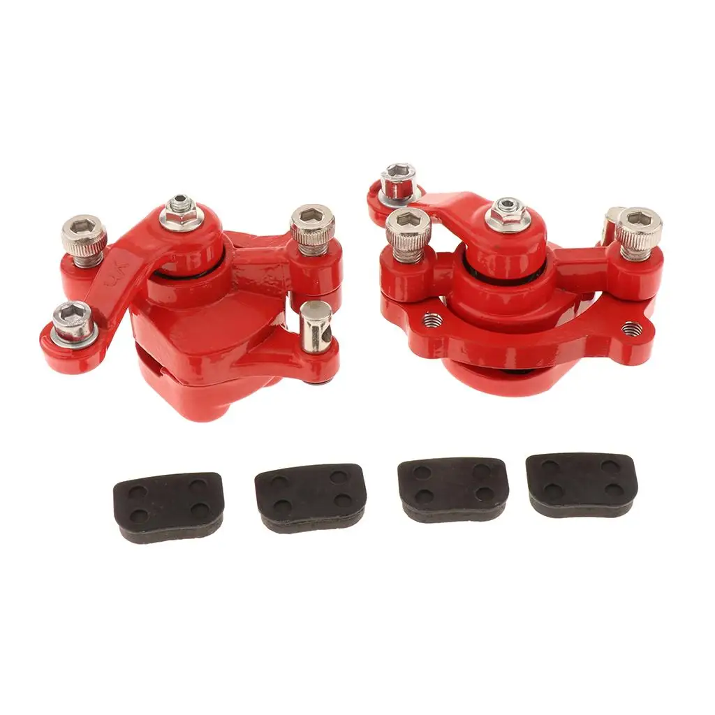 2-part disc brake calipers for bicycles, mini dirt, scooters, go-karts