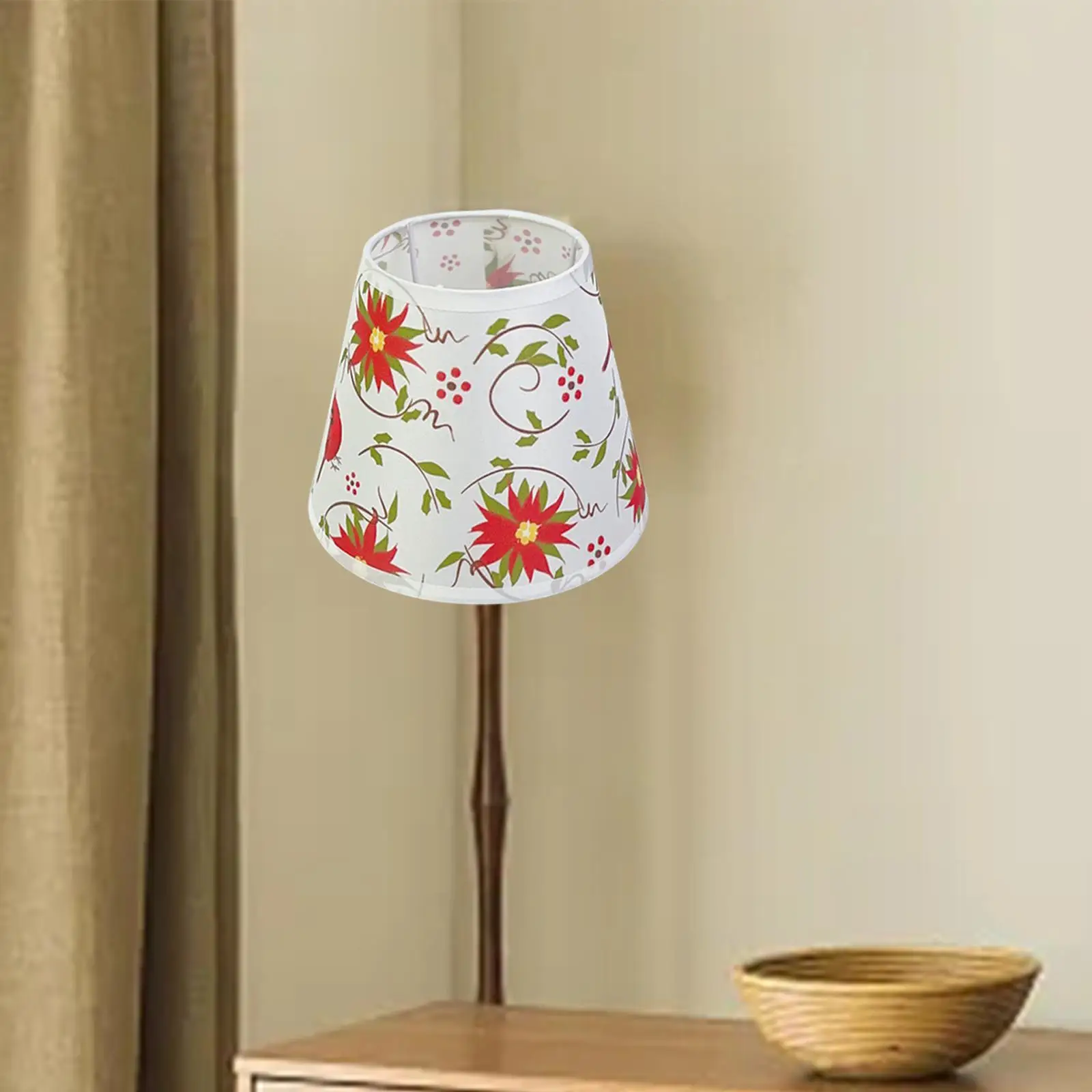 Lampshade Dome Lamp Shade for Table Floor Pendant Lamp Cloth Lamp Shade E14 Base for Bedroom Home Office Restaurant Dining Room