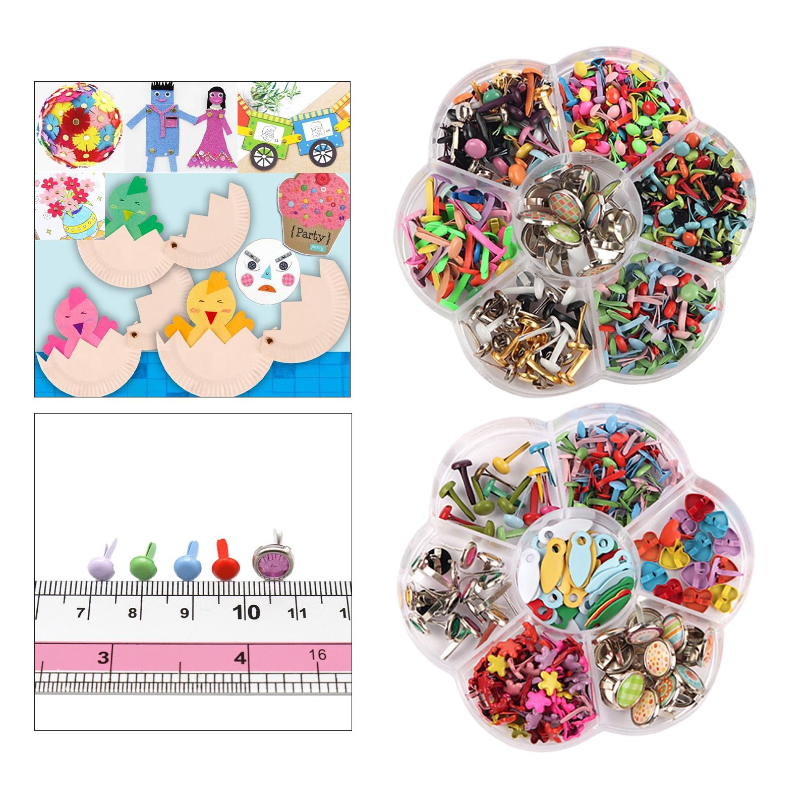 Metal Crafts Fastener Brads DIY Card Making Children Scrapbooking Embellissement Materials Rivets Decoration Arts