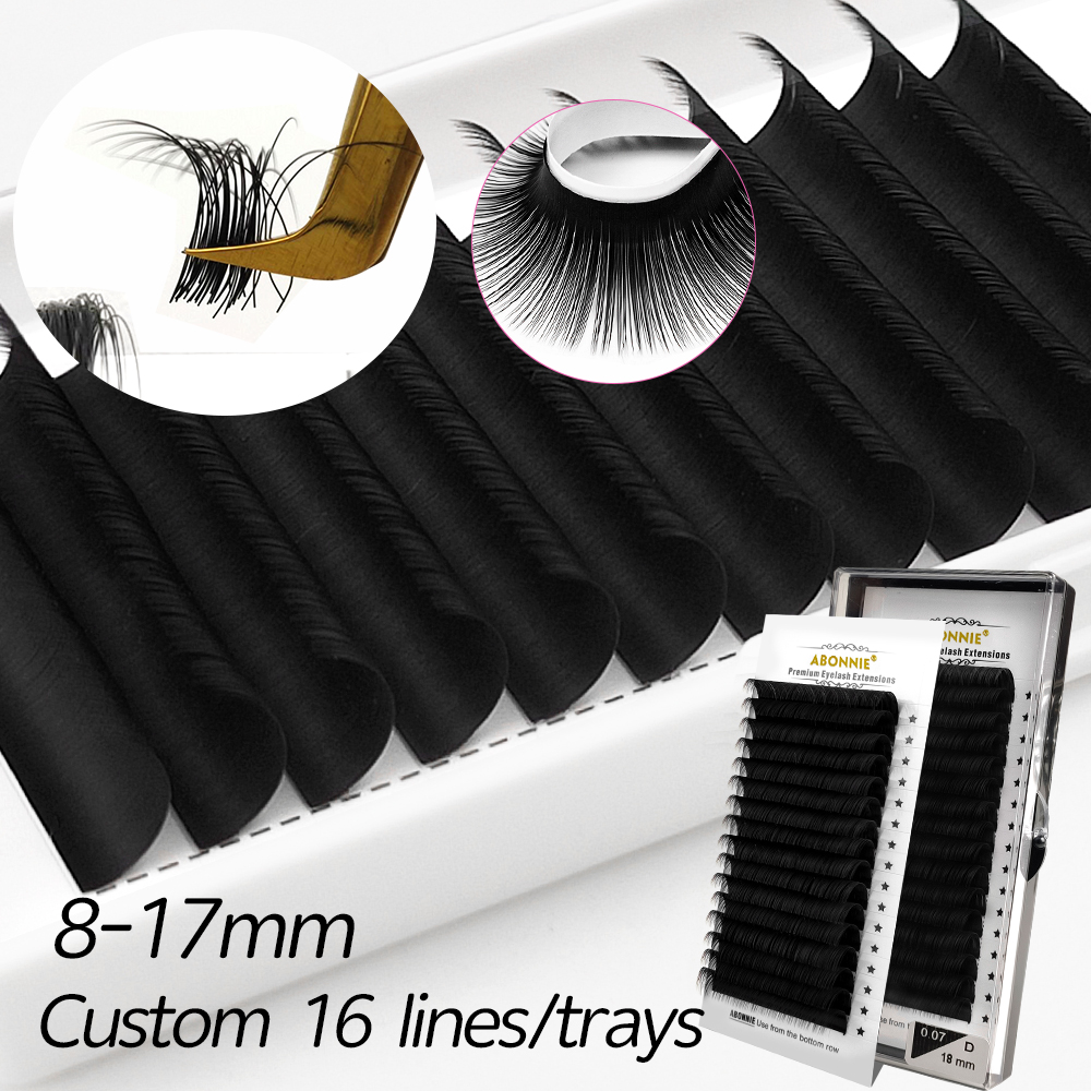 Best of Abonnie Individual Classic Eyelash Extension C / D Curl Lashes Extension Russian Volume Lashes Matte Faux Mink Professional Cilios Reviews & Tips