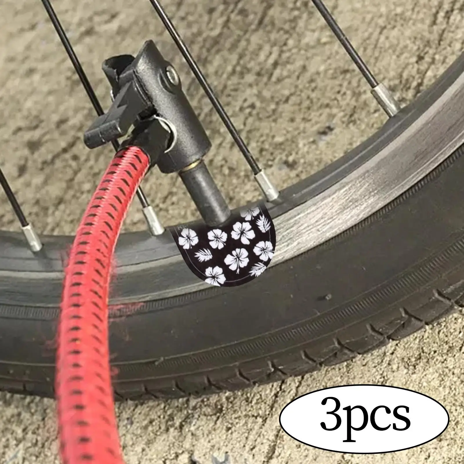 Bike Air Nozzle Pad Sticker Bike Valve Stickers Pad Sticker R010 Tube Tire Gasket