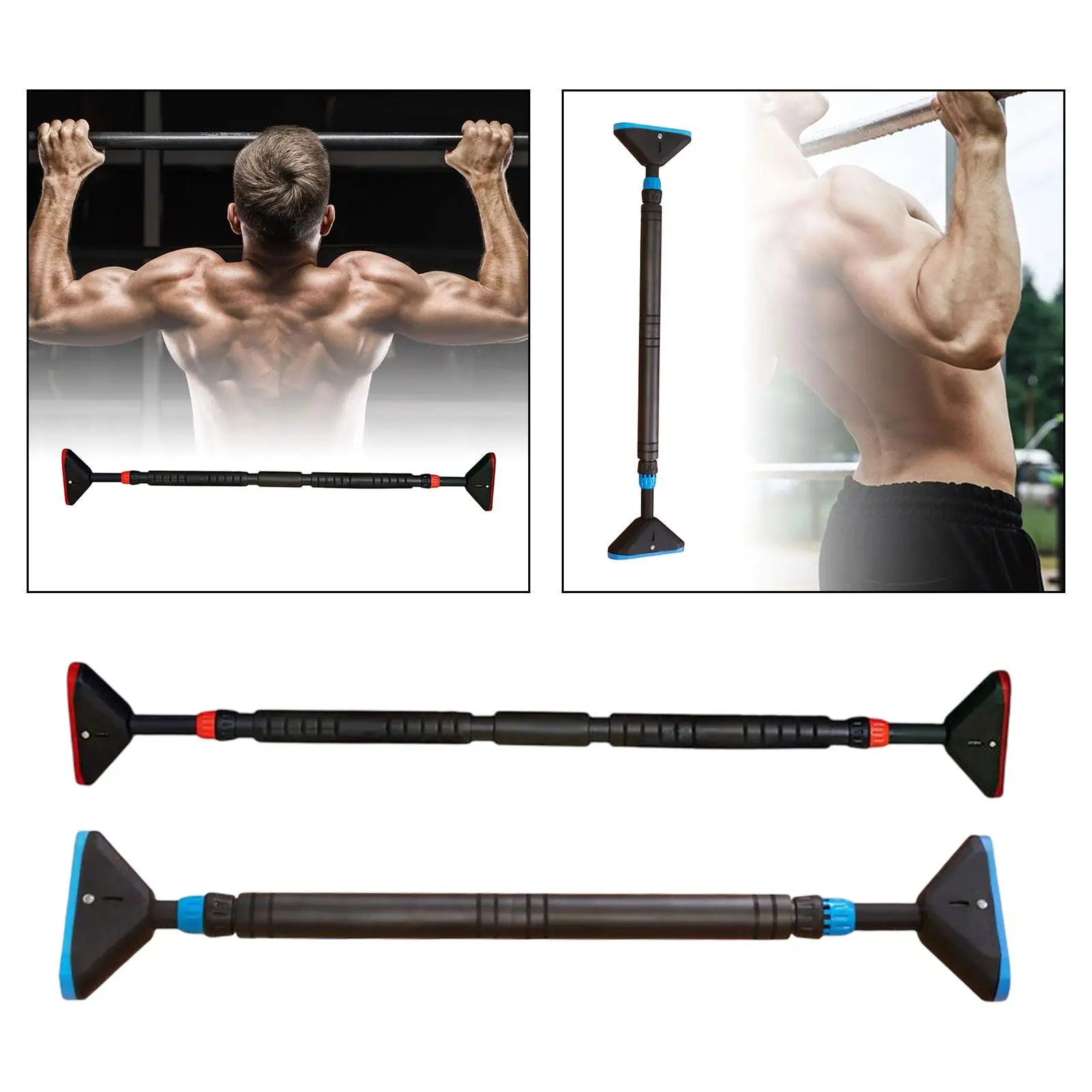 Pull up Bar for Doorway Adjustable Width No Screw Installation for Exercise