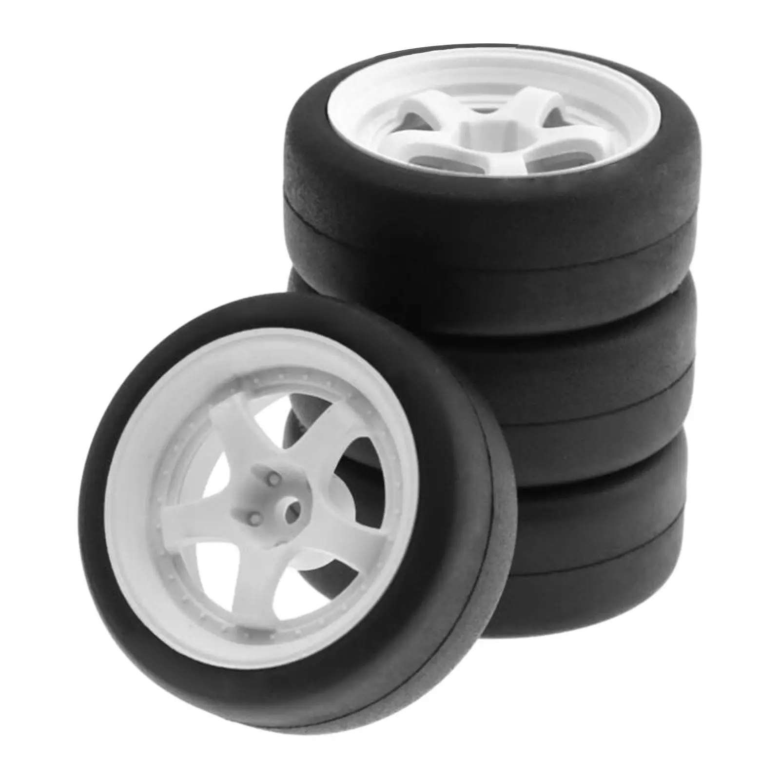 4Pcs Racing Car Tires Parts Replacement Replacements 1/10 Accessories RC Vehicle Upgrade Parts Spare Parts Hex 12mm RC Car Tires