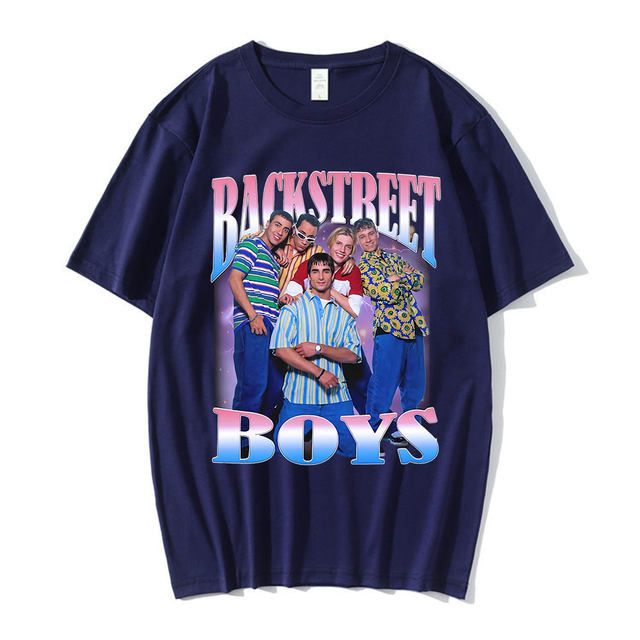 Backstreet Boys Graphic Print T-Shirt 90s Vintage Boy Band T Shirt Men's  Women's Hip Hop Gothic Oversized T-Shirts Streetwear - AliExpress