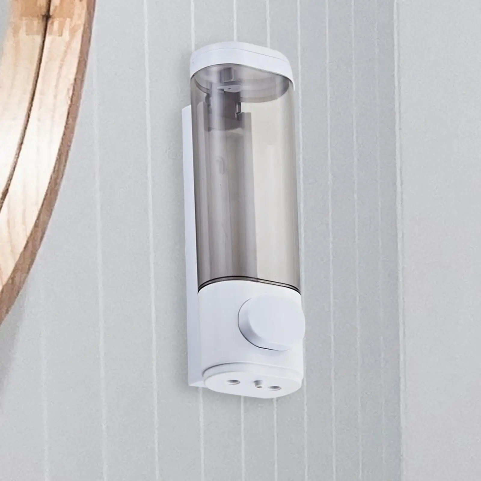 Manual Soap Dispenser Wall Mounted Convenient Durable Liquid Soap Dispenser Hand Control for Bathroom Home Toilet Office Hotel