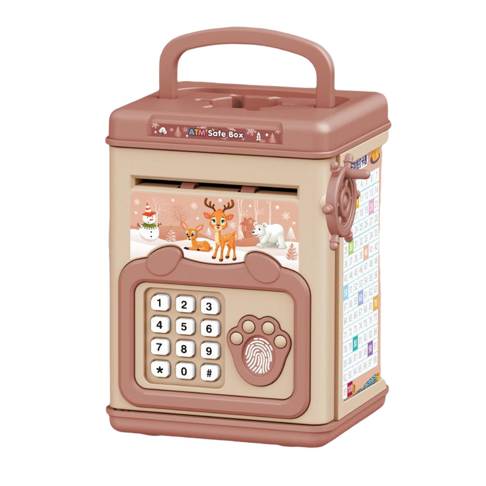 Generic Piggy Bank Automatic Scrolling Toy Cash Battery Powered Piggy