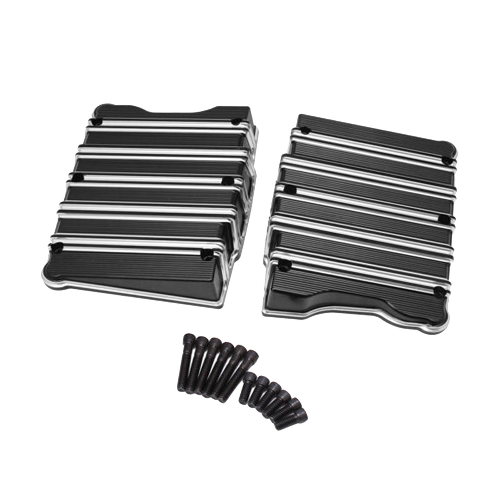 One Pair Motorcycle Rocker Box Covers for Twin Cam 1999-2018, Professional