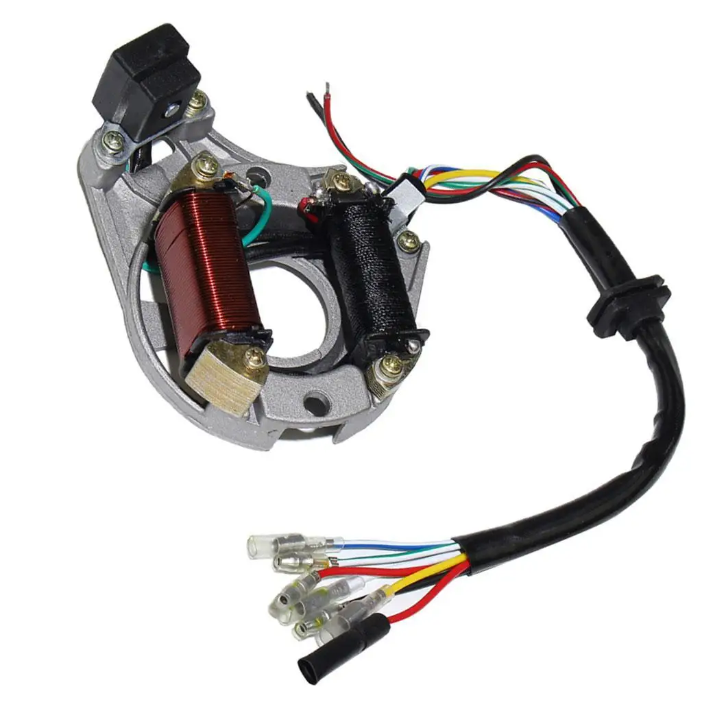 Ignition Stator Magneto Motorcycle ATV Ignition Magneto 2 Poles For  