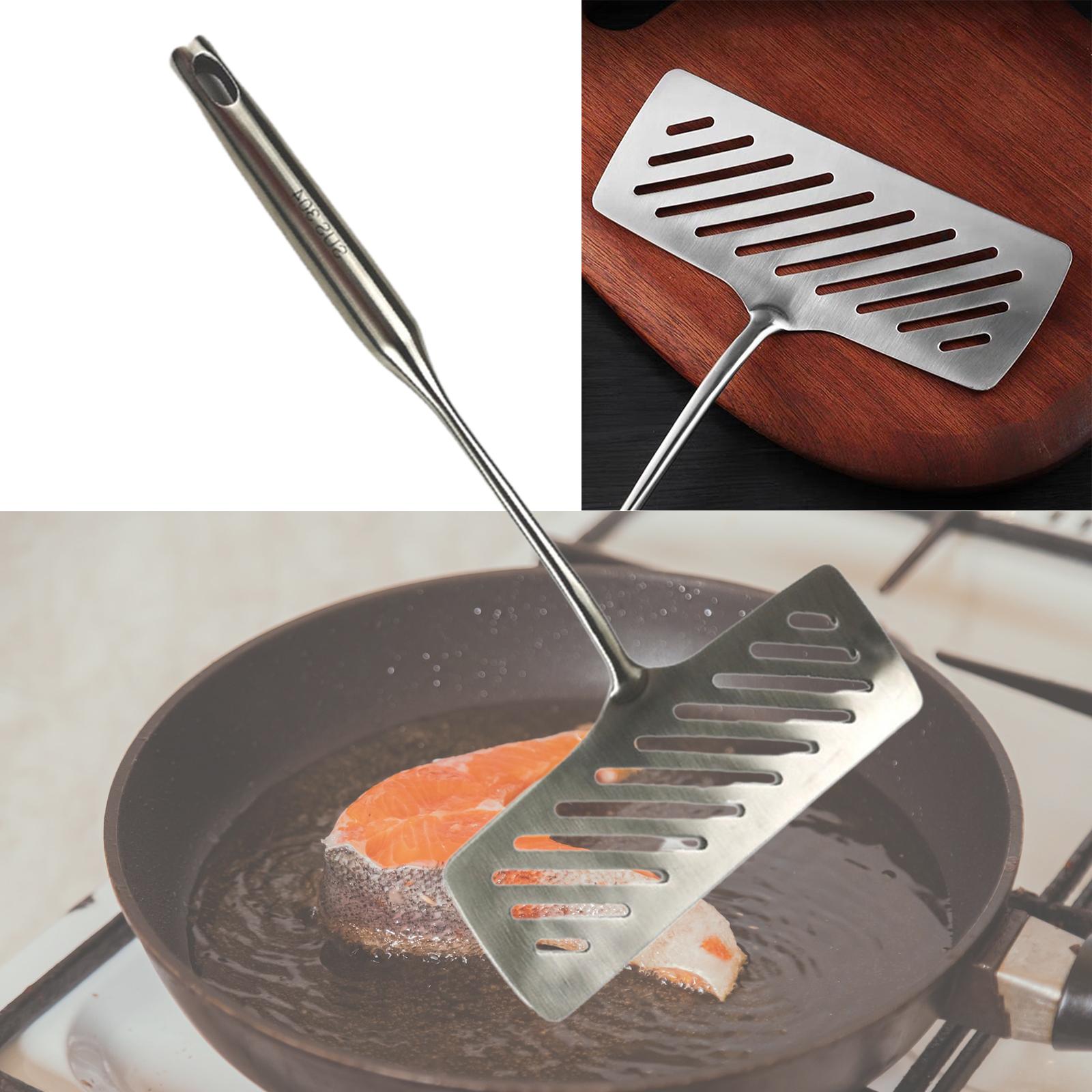 Steak Spatula Kitchen Tool Nonstick 304 Stainless Steel Cooking Cookware Omelette Pancake Spatula Egg Turner Fish Spatula Turner