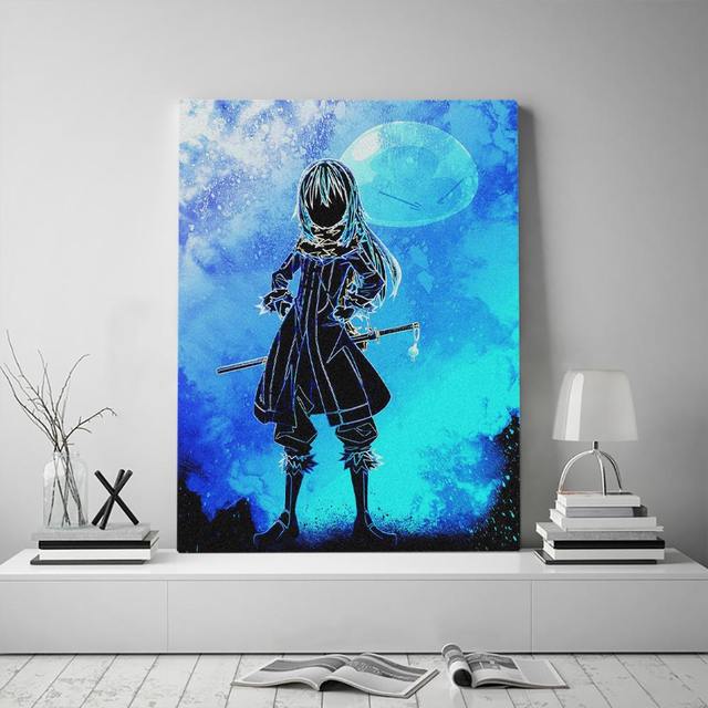 Quadro decorativo Tensei Shitara Slime RImuru Azul