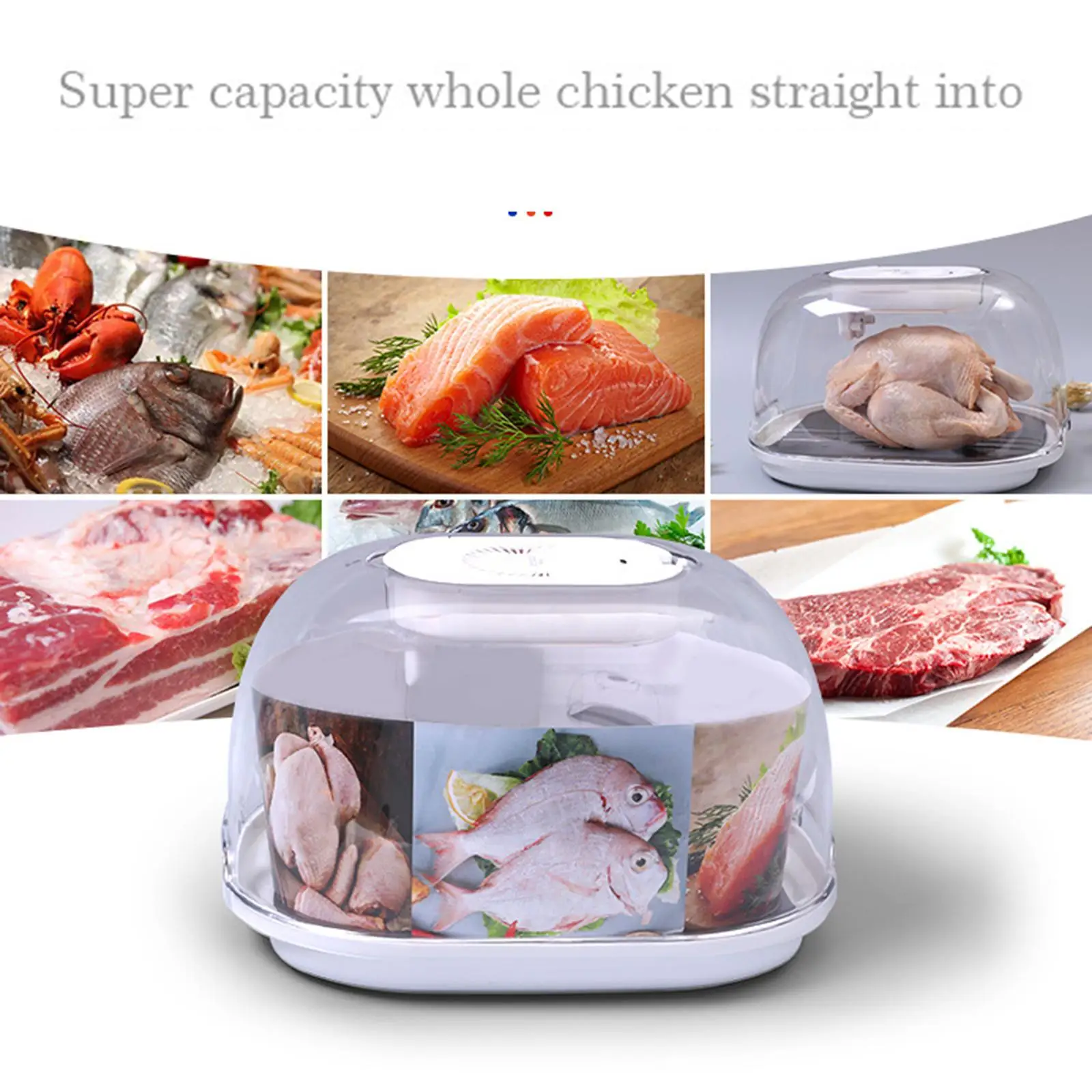 Kitchen  USB Rechargeable Fresh Keeping Multi Purpose Food Grade for Thaw  Foods Atomization 