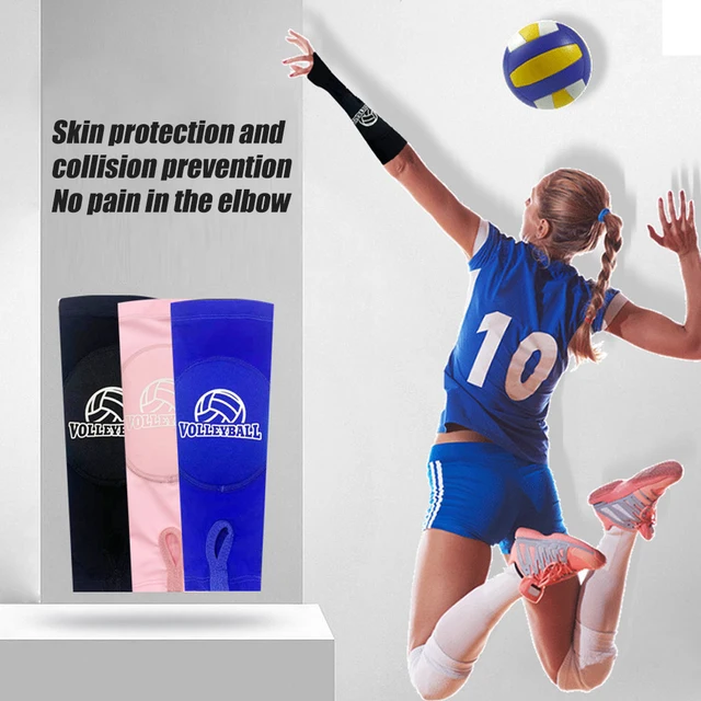 1 Pair Volleyball Padded Passing Forearm Hitting Sleeves, Arm