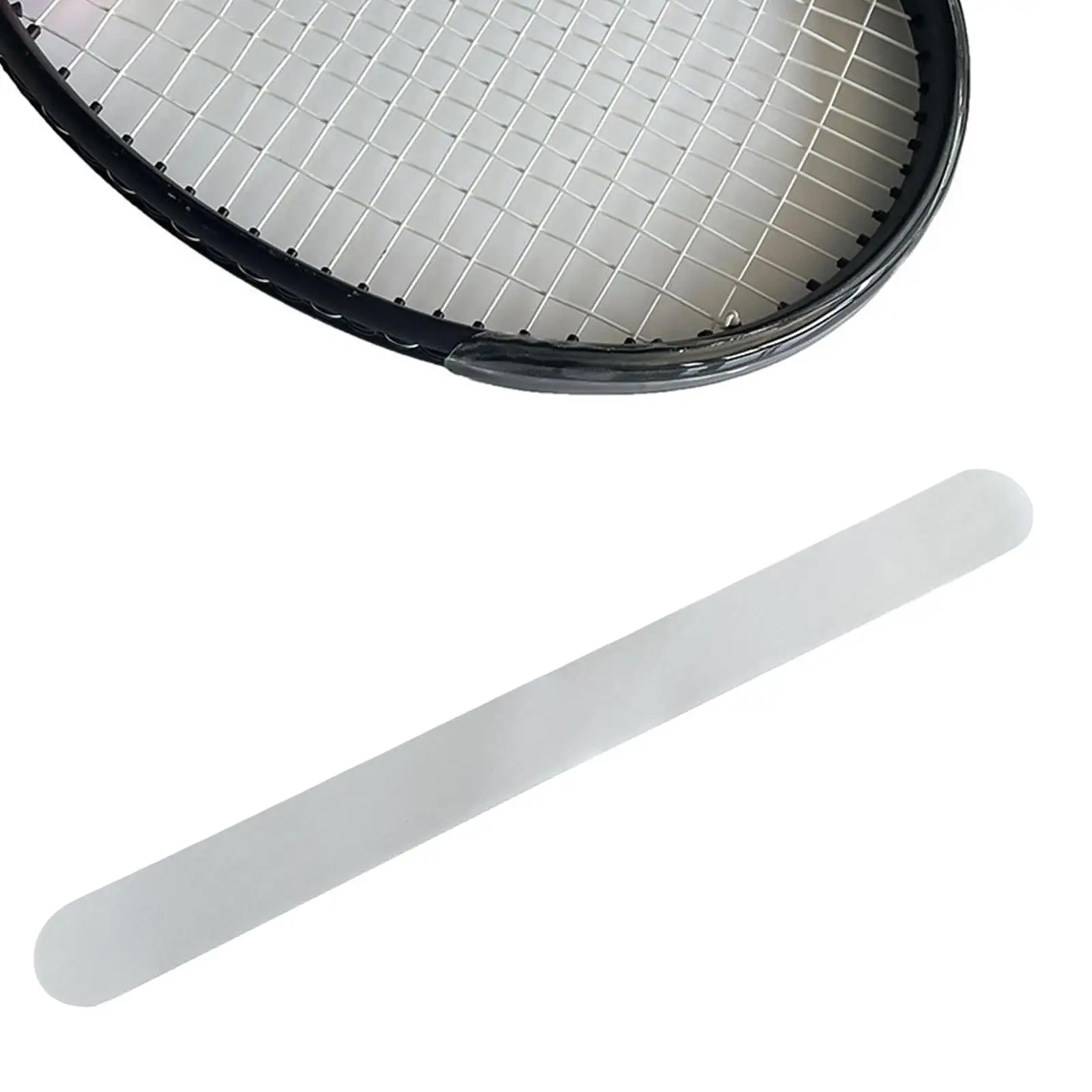 TPU Tennis Paddle Head Tape Transparent Stickers Reduce Impact for Outdoor