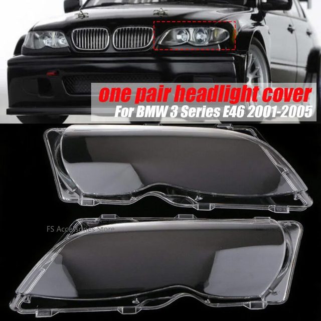 325i 2002|bmw E46 3 Series Headlight Lens Covers 2002-2005 325i 320i 318i