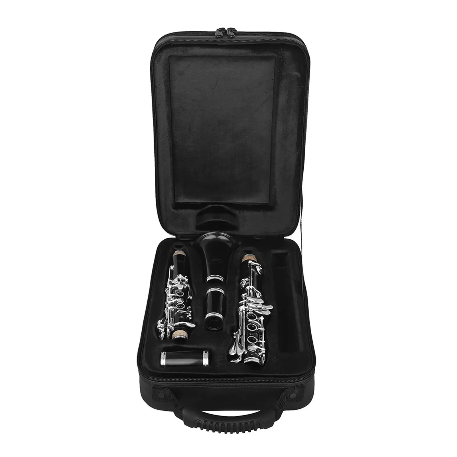 Clarinet Case Clarinet Gig Bag Beginner Case, Durable, Storage Box, PU Leather with Shoulder Strap for Travel Outdoor