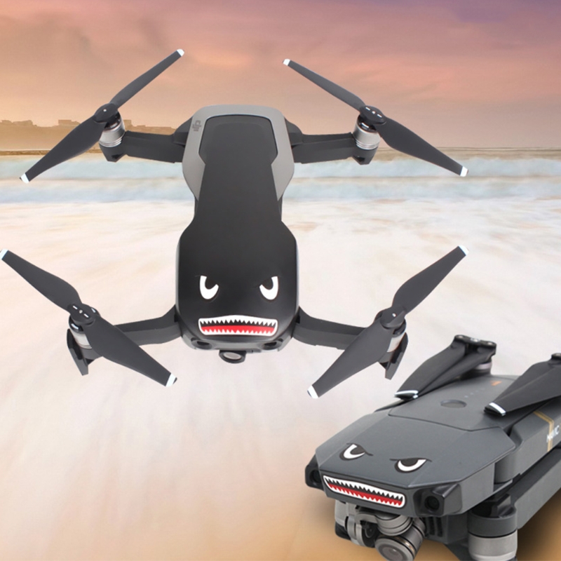 Aufkleber-Aufkleber, Hautschutz, Hai-Klebe-Kunst-Aufkleber, wasserdicht, stoßfest, für den Außenbereich, für Mavic Mini 2-Drohne – Detail 9