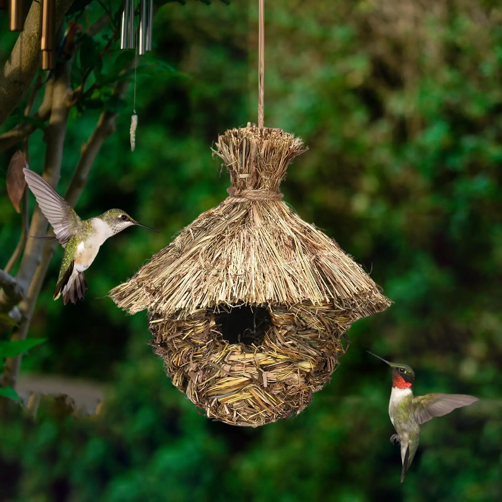 Birdhouse Resting Cozy Roosting Pet Bedroom Birds Cage Nest for Outdoor