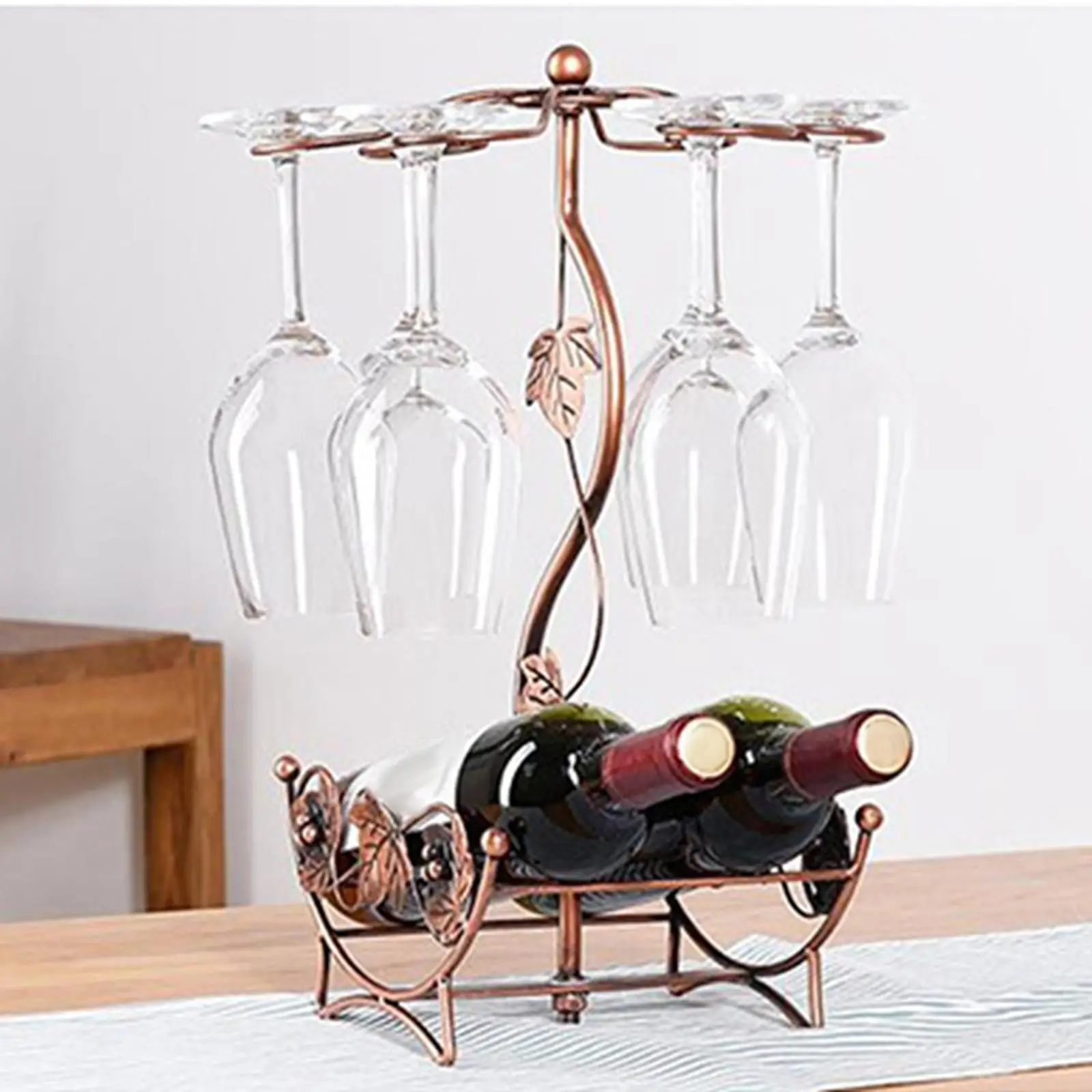 Iron Bottle Glass Cup Display Holder Holder Stand  