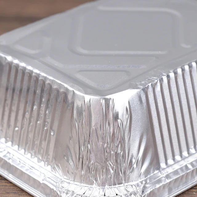 Rectangular Tinfoil Tray, Bbq Special Thickened Bowl, Takeaway Commercial,  Baking Disposable Aluminum Foil Packaging Box - Temu Germany