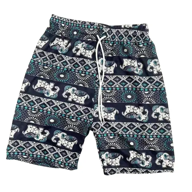Beach Shorts for Men Women Summer Travel Thailand Elephant Short Pants -  AliExpress