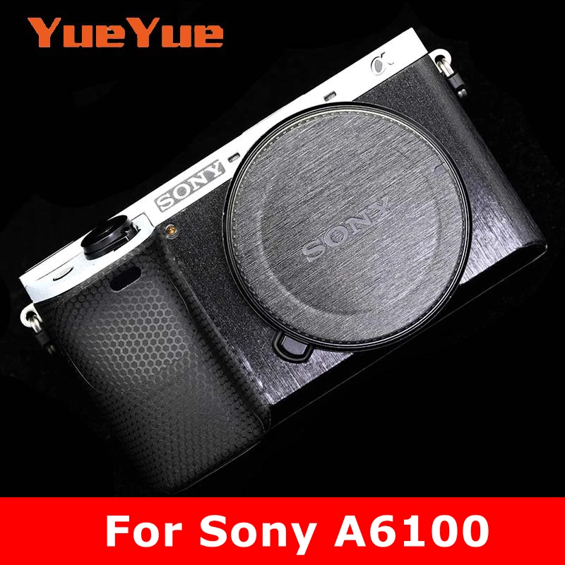 For Sony A6100 ILCE6100 ILCE-6100 ILCE 6100 Camera Body Sticker Coat Wrap Protective Film Protector Decal Skin prime lenses