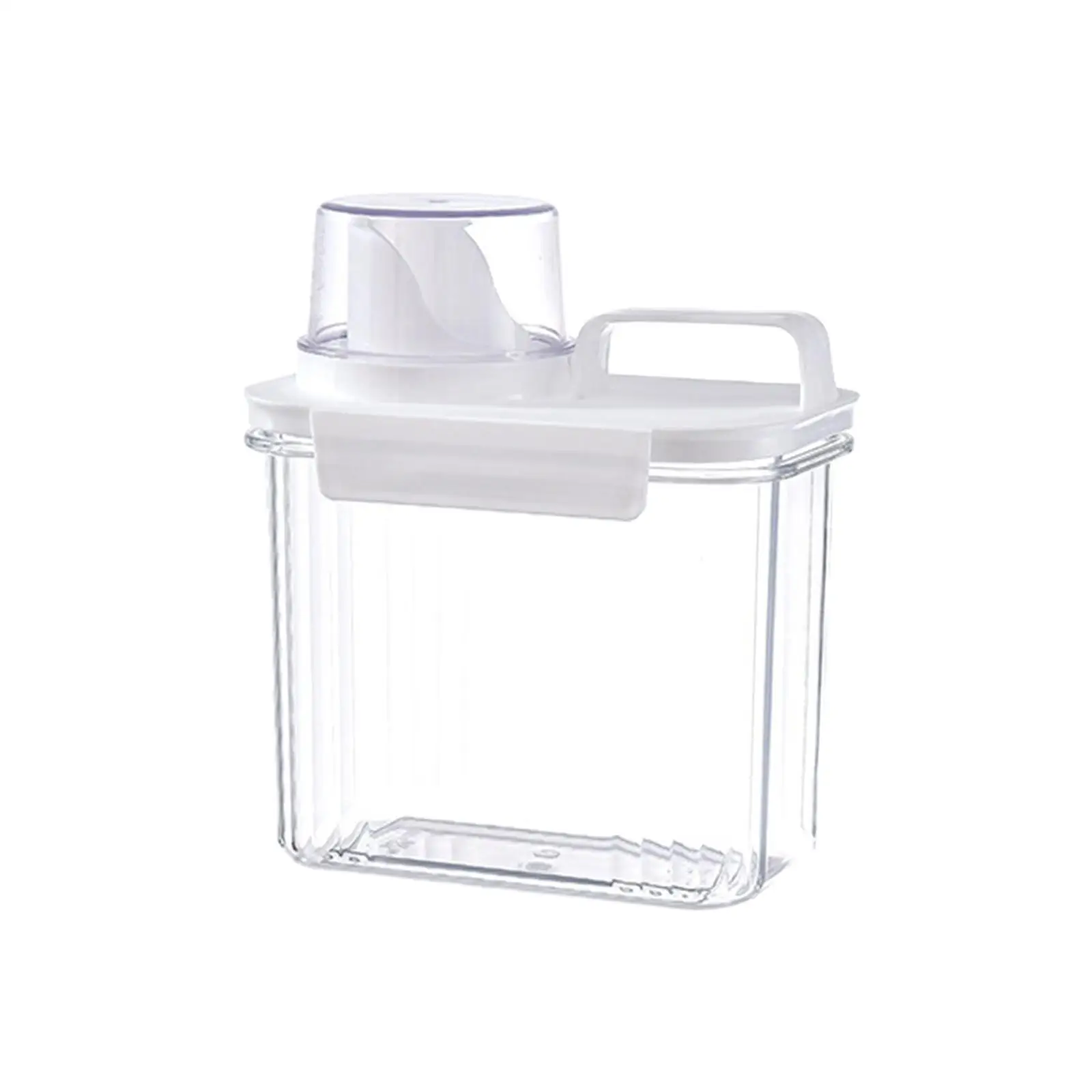 Washing Powder Containers Transparent for Countertop Laundry Room Bathroom