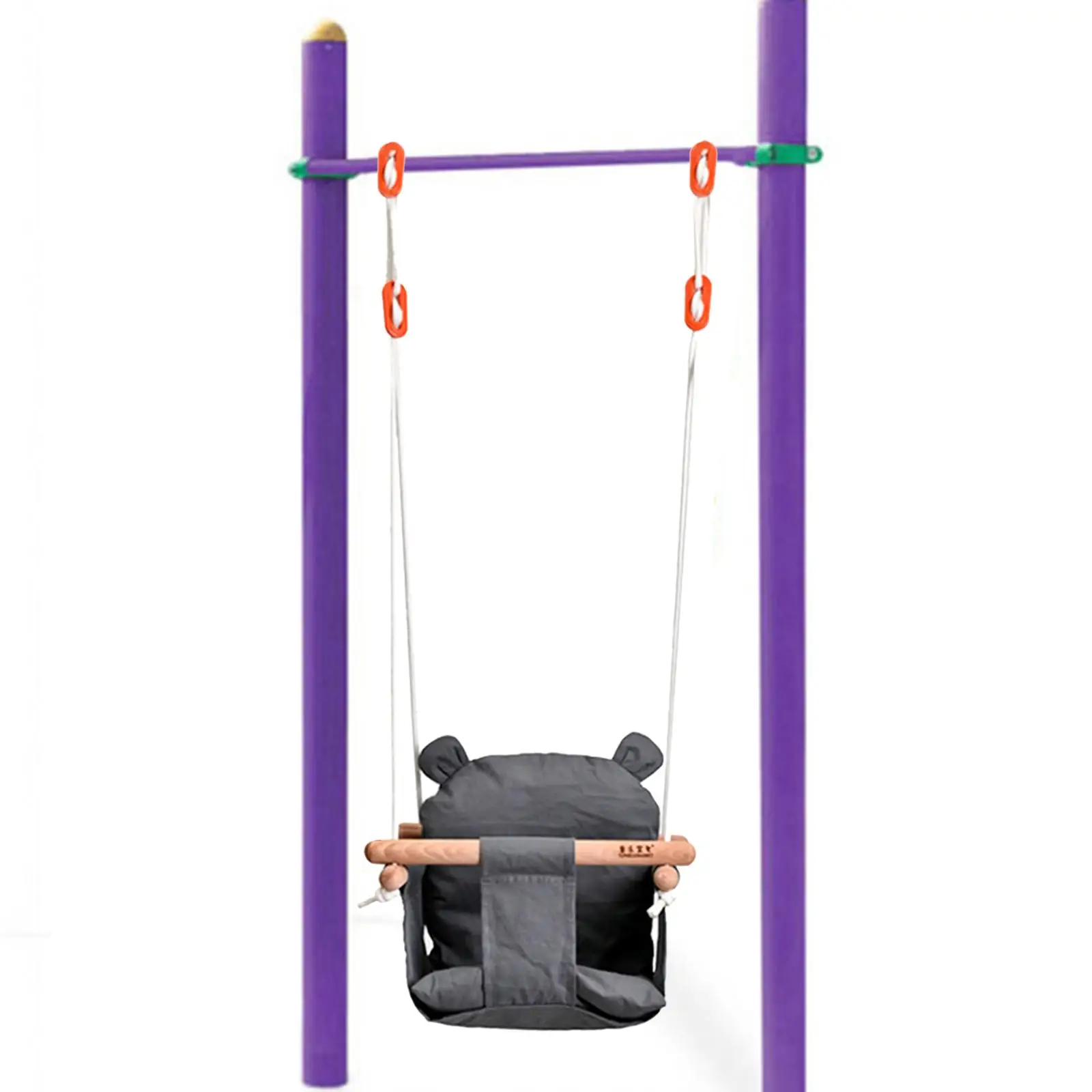 Toddler Swing Seat High Back Hanging Swing Seat for Indoor Outdoor Infants