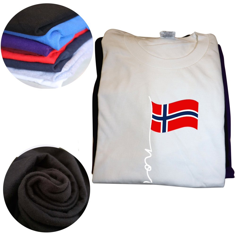 Lustige Norwegen Signatur Flagge Pole Norwegische T Shirts Grafik Baumwolle Streetwear Kurzarm Geburtstag Geschenke Sommer Stil T-shirt – Detail 4