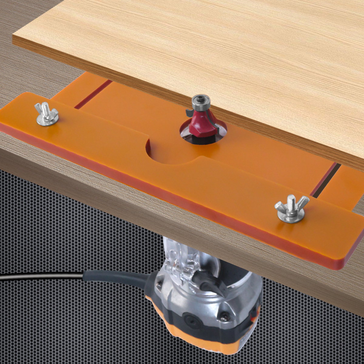 Fräs tisch Einsatz Platte-Trimmen Einsatz-Holz fräsen Schlitz Fasen Trimmen Maschine Balance Board für die Holz bearbeitung – Detail 1