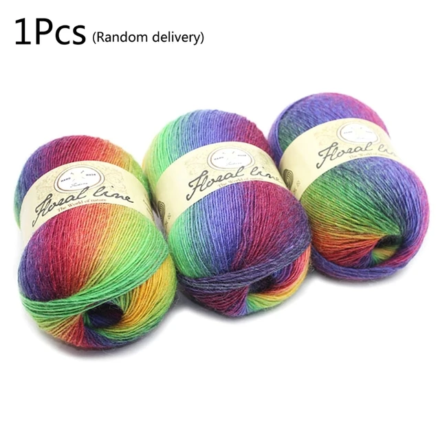 Calcetines de pura lana arco iris