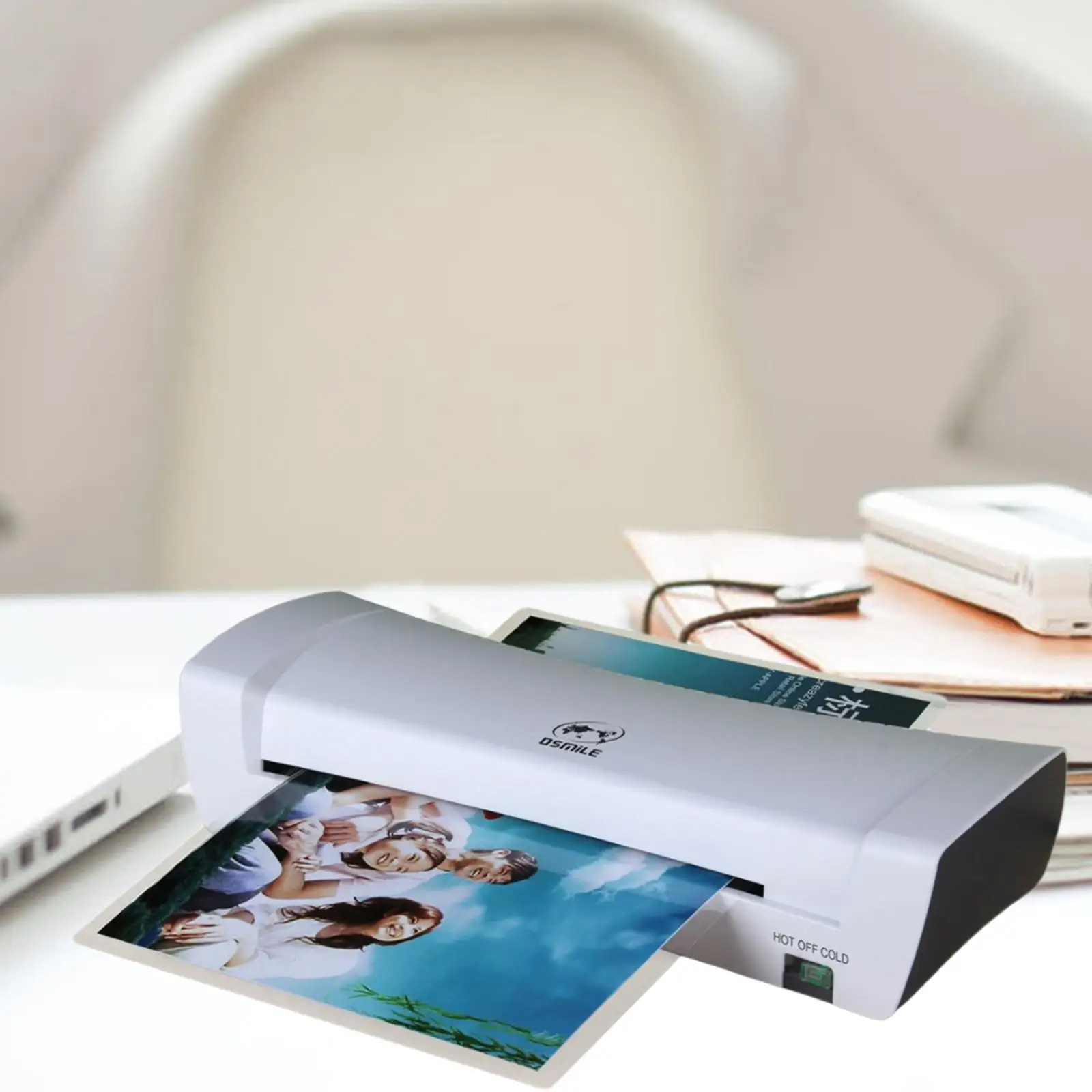 Hot/Cold Thermal Laminating Machine Laminator Laminator Machine, for Office Home