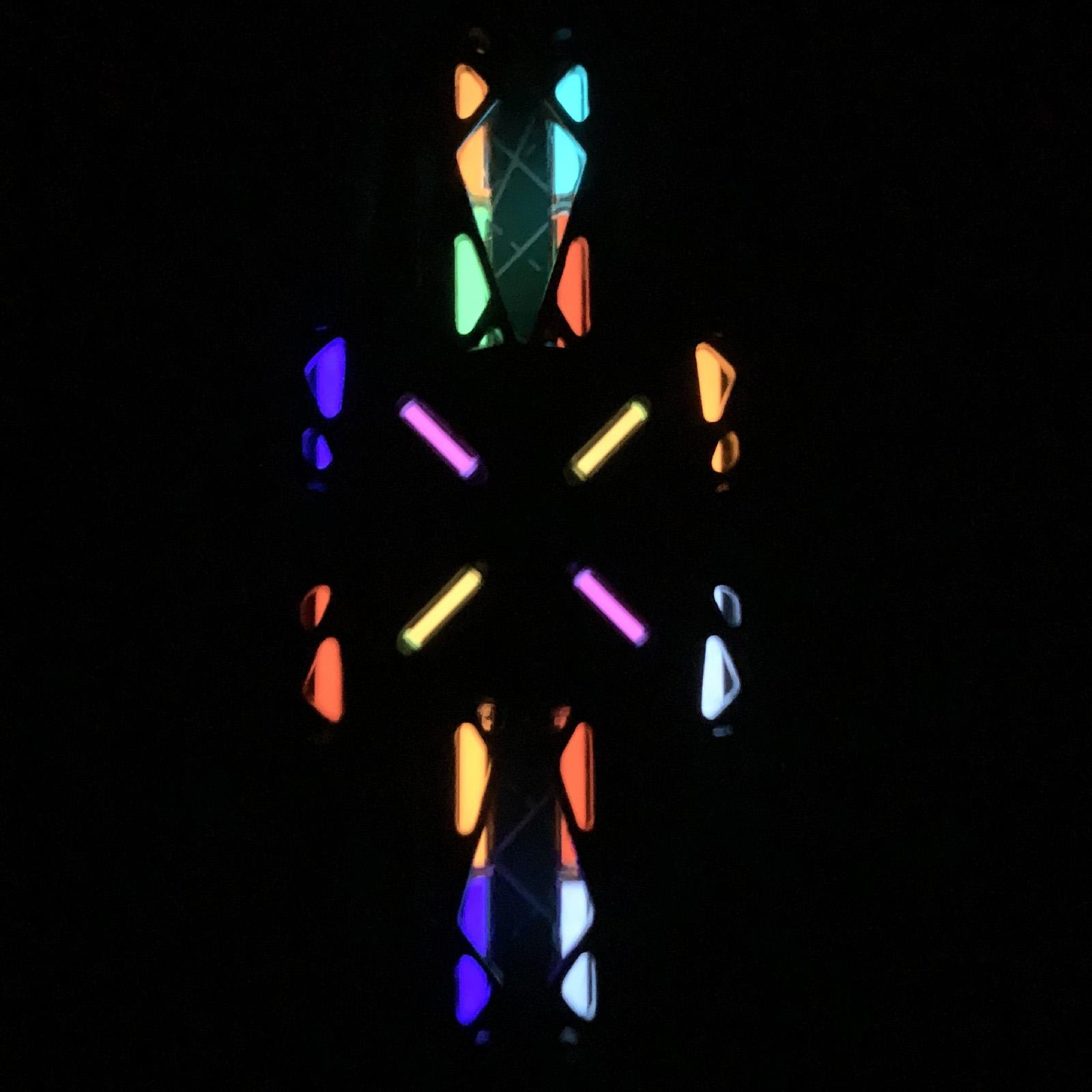 Glass Luminous Tube Substitute for Tritium Tube Self Glow in The Dark Stick Camping Pendants Keychain Party Accessories