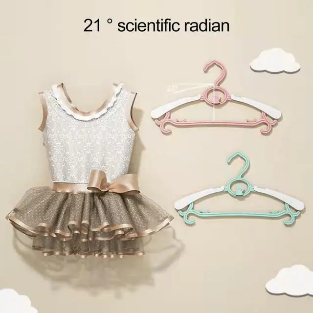 Perchas ajustables de plástico para ropa de bebé y niño recién nacido, con  dibujos animados, 4 colores, novedad de 2019 - AliExpress