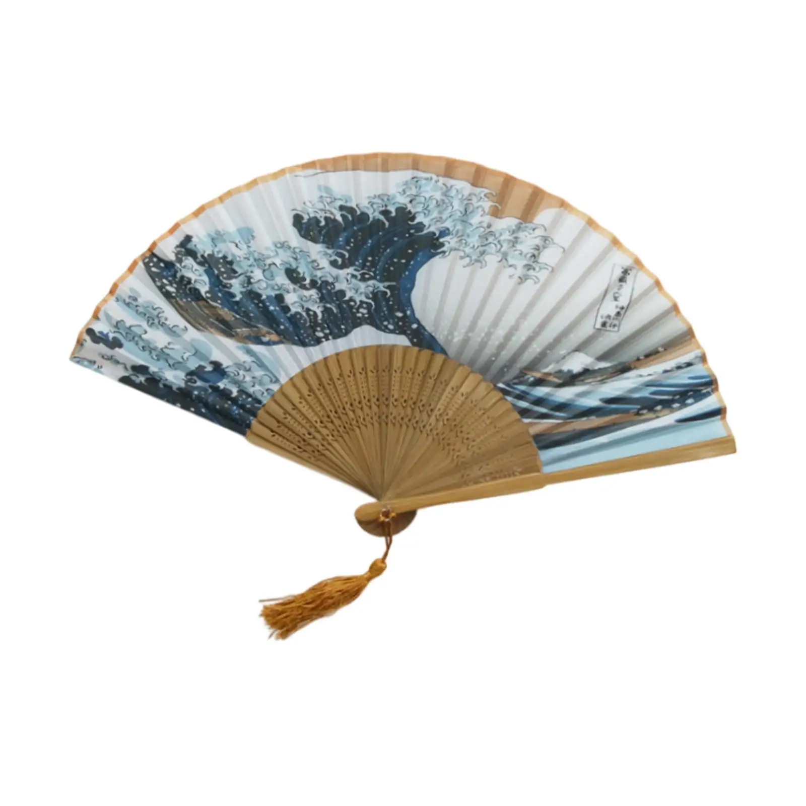 Handheld Folding Fan Durable Chinese Folding Fan for Party Wedding Equipment