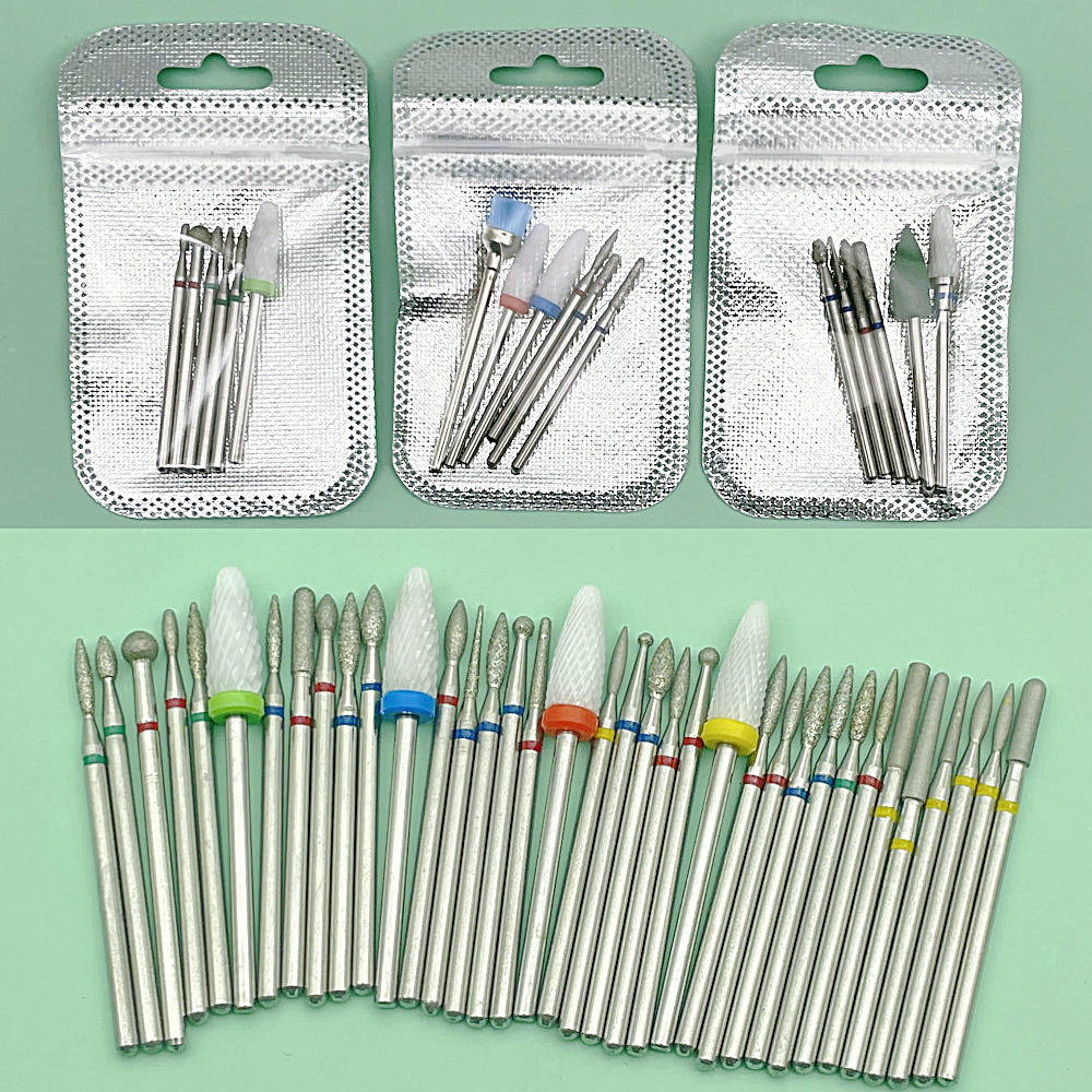 Best of 6PCS Milling Cutter For Manicure Diamond Ceramic Nail Drill Bits Mills Removing Nail Bit Set Gel Electric Manicure Machine Tools Reviews & Tips