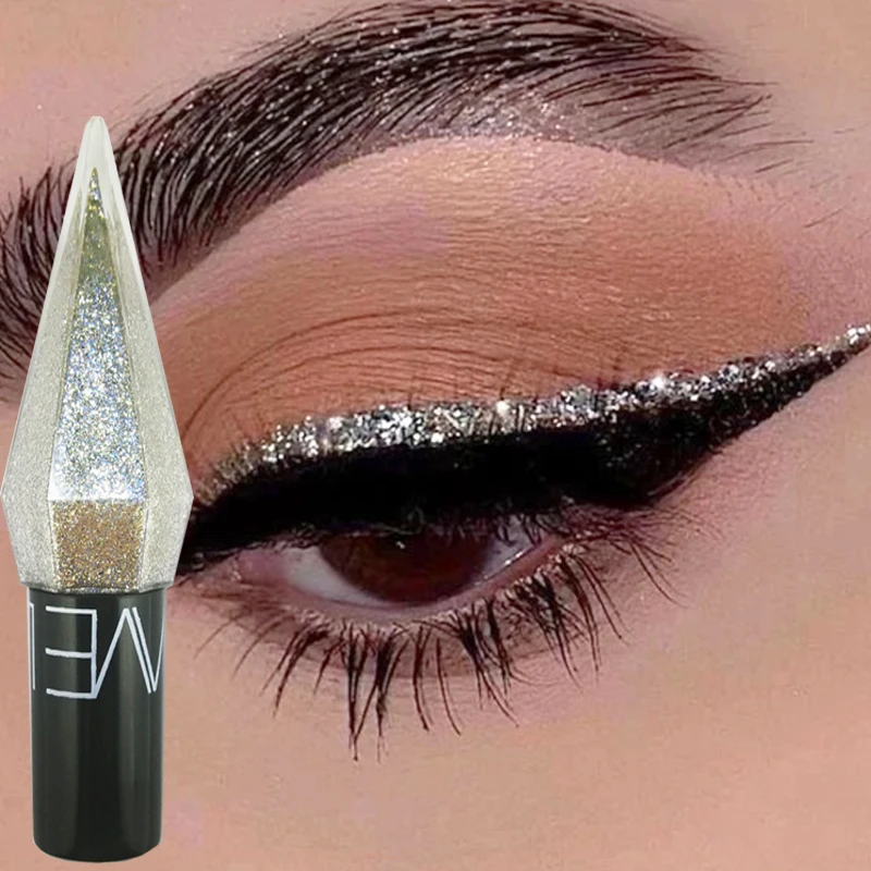 Best of Waterproof Diamond Shiny Eye Liners Eyeshadow Silver Rose Gold Color Glitter Sequins Eyeliner Eye Shadow Makeup Beauty Cosmetics Reviews & Tips