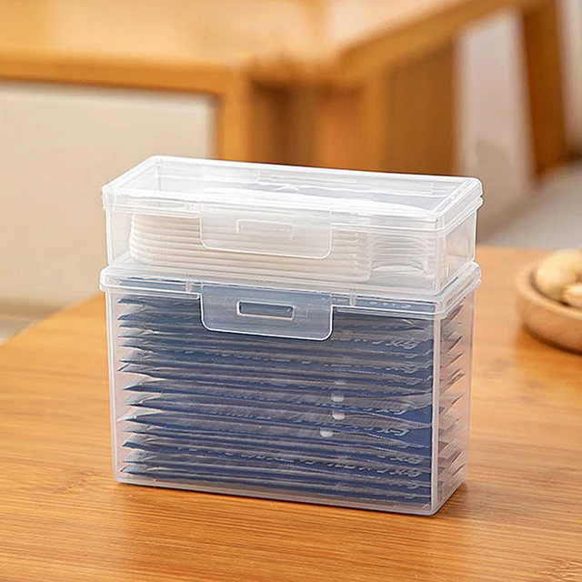 1Pcs Storage Box Small Object Finishing Box High Quality Portable Toothpick  Cotton Swab Band-aid Storage Case Travel Accessories