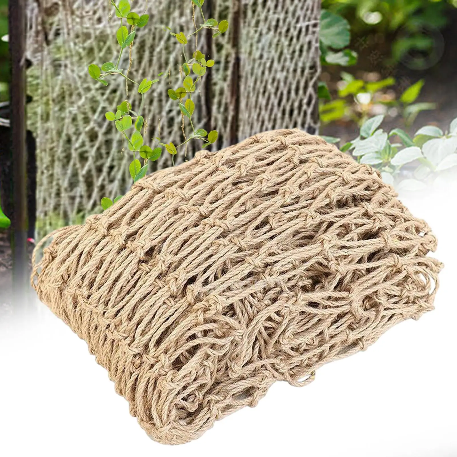 Climbing Plant Support Net 79x197inch 3.9inch Hole Horizontally or Vertically Used Multipurpose for Vine Plants Lightweight