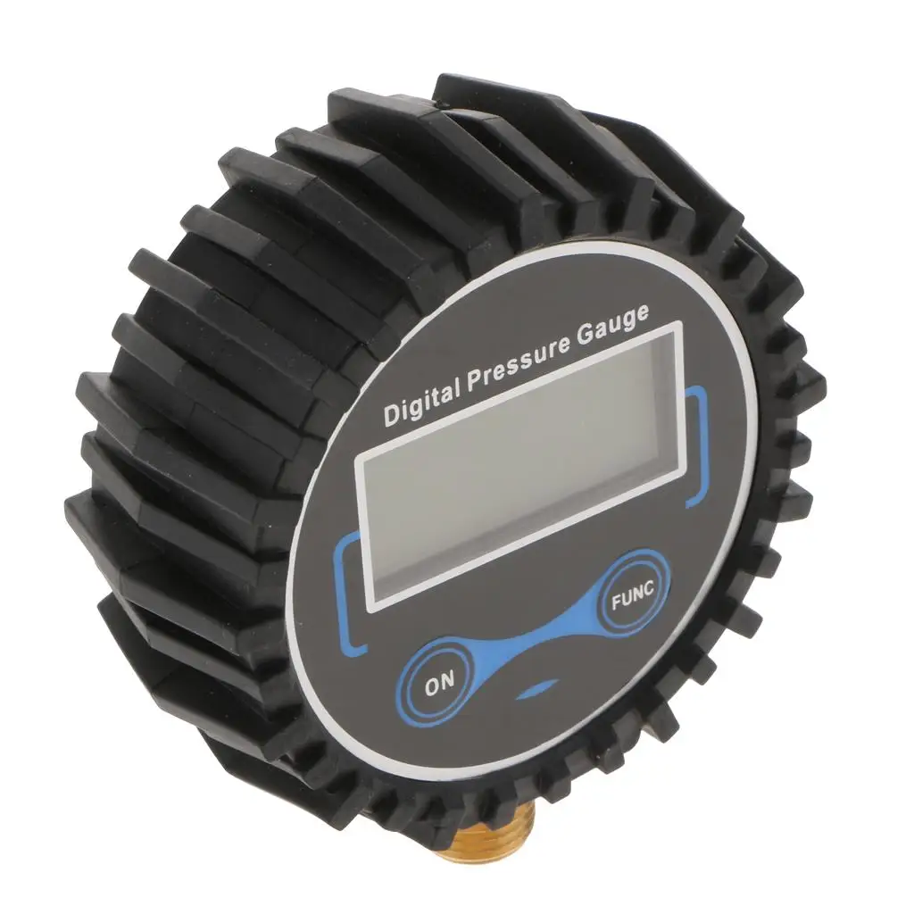 2X 200PSI Digital Tire Inflator Pressure  Quick Connector Plug Black