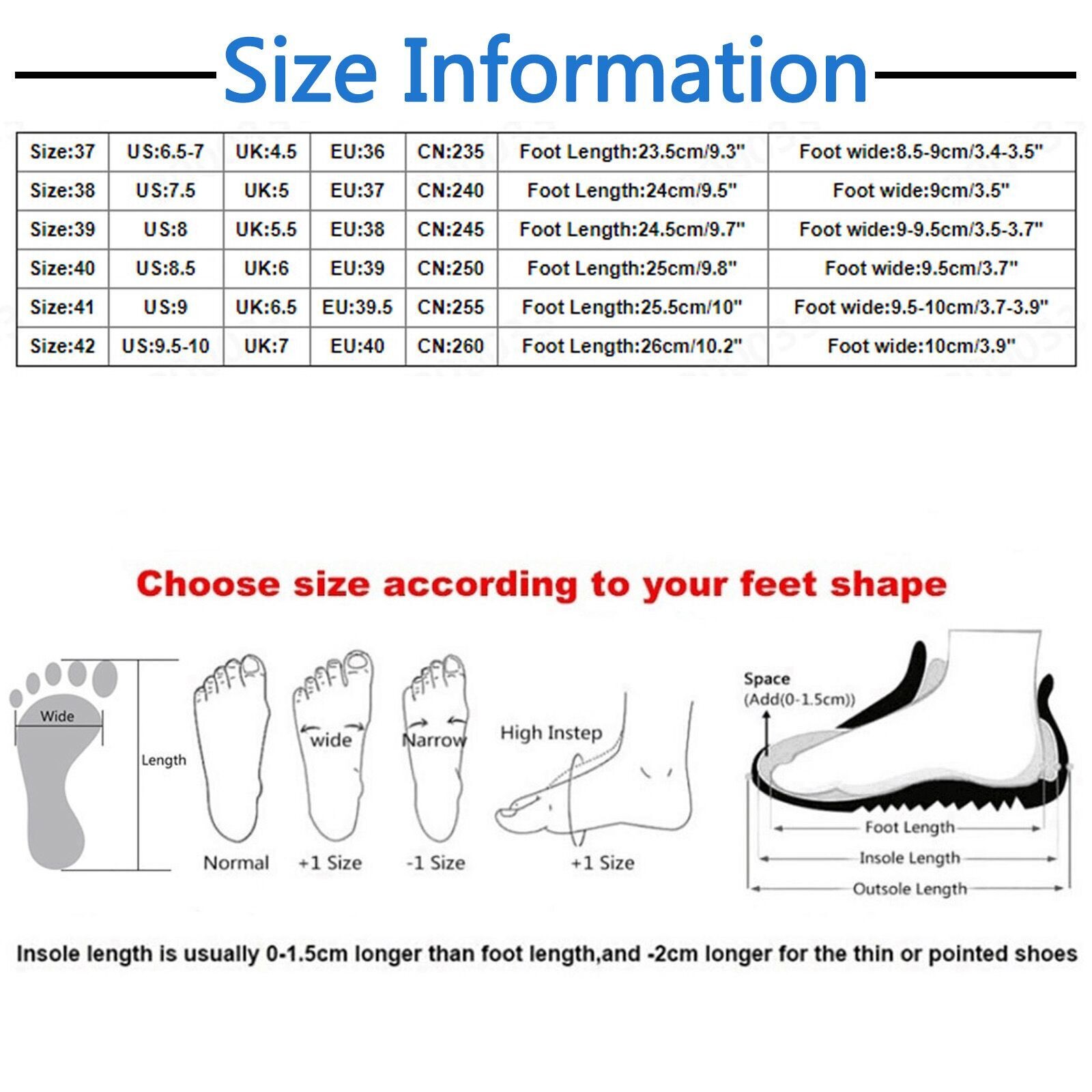 size 7 foot in eu